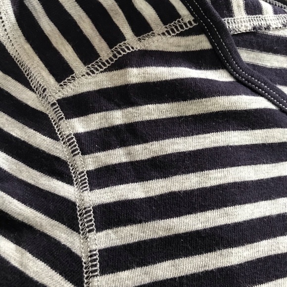Bundle 3 for $10 Gap dark blue and gray striped shirt in EUC size L - Picture 3 of 8